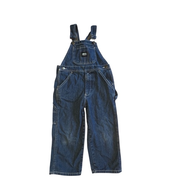 Key Other - 4T Key Blue Denim Bib Overalls